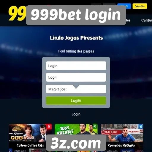 Funcionalidades do site 999bet login
